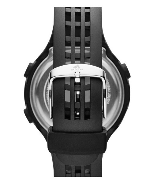 adidas（アディダス）の「adidas Performance adidas Originals 'Questra' Rubber Strap Watch, 42mm（アナログ腕時計・Black）」の4枚目の写真