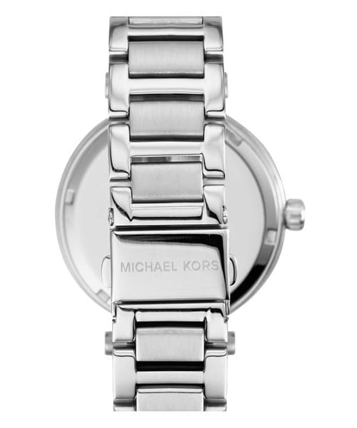 MICHAEL KORS（マイケルコース）の「MICHAEL Michael Kors Michael Kors 'Skylar' Crystal Bezel Bracelet Watch, 42mm（アナログ腕時計・Silver/ Black）」の4枚目の写真