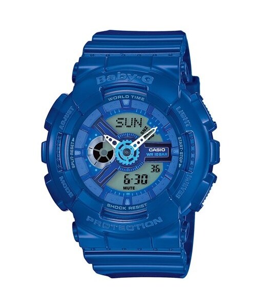 BABY-G（ベイビージー）の「Baby-G Ana-Digi Watch, 43mm（アナログ腕時計・Blue）」の2枚目の写真