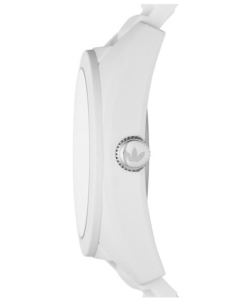 adidas（アディダス）の「adidas Originals 'Santiago' Silicone Strap Watch, 42mm（アナログ腕時計・White/ Multi）」の4枚目の写真