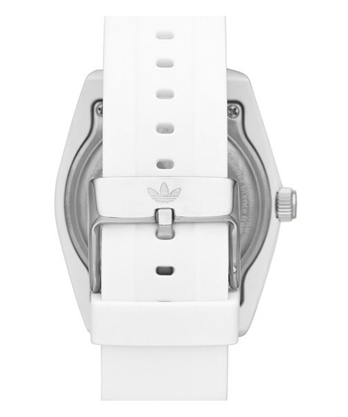 adidas（アディダス）の「adidas Originals 'Santiago' Silicone Strap Watch, 42mm（アナログ腕時計・White/ Multi）」の3枚目の写真