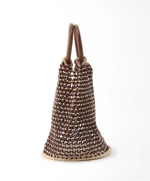 JOINT WORKS(ジョイントワークス)の「サークルハンドウッドビーズBAG◆(バッグ・ブラウン/フリー/残り3点)」の7枚目の写真