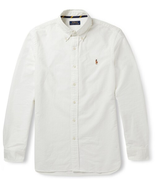 POLO RALPH LAUREN(ポロ ラルフ ローレン)の「Polo Ralph Lauren Slim-Fit Cotton Oxford Shirt(シャツ/ブラウス・White・XL/XXL/S/L/M)」の1枚目の写真