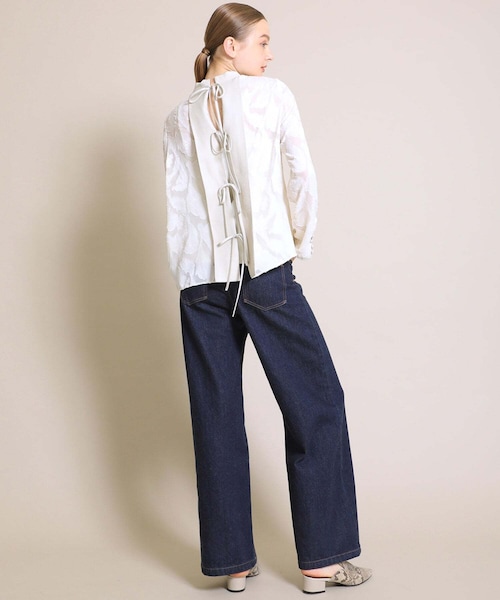Ameri（アメリ）の「ハオカンバックリボンブラウス（）」 - WEAR 