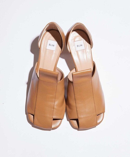 ELIN（エリン）の「スクエアトゥセパレートパンプス（シューズ・レディース・BLACK/BEIGE・XS/S/M）」の4枚目の写真