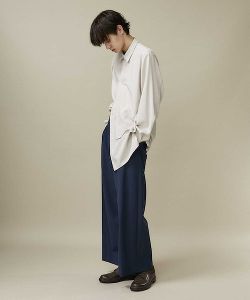 トップス ETHOSENS Shift Collar Coat Shirt ETHOSENS（エトセンス）の「SHIFT SHIRT（）」 - WEAR