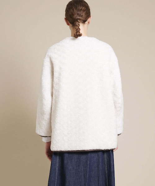 最終価格◎ 新品未使用 CASA FLINE 再生ポリエステルリバーシブルコート CASA FLINE（カーサフライン）の「再生ポリエステルリバーシブルコート