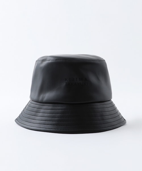 KIJIMA TAKAYUKI（キジマ タカユキ）の「ECO LEATHER BUCKET HAT