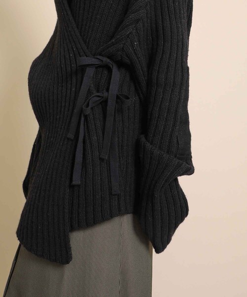 Uhr（ウーア）の「ルーズリブニットカーディガン（）」 - WEAR