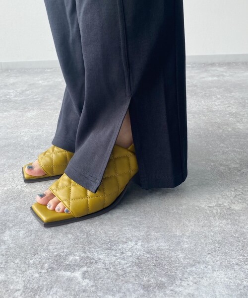 PAGEBOY（ページボーイ）の「フロントシームスリットカットパンツ（パンツ・レディース・ブラック/ベルベッド/ブラウン・F）」の15枚目の写真