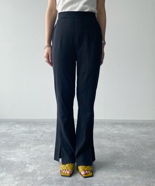 PAGEBOY（ページボーイ）の「フロントシームスリットカットパンツ（パンツ・レディース・ブラック/ベルベッド/ブラウン・F）」の18枚目の写真