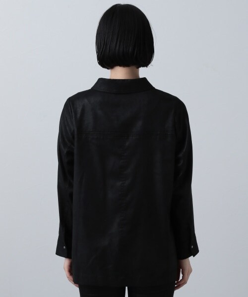 ページボーイ　PAGEBOY　フェイクレザーシャツ PAGEBOY（ページボーイ）の「【CORE】フェイクレザーシャツ（）」 - WEAR