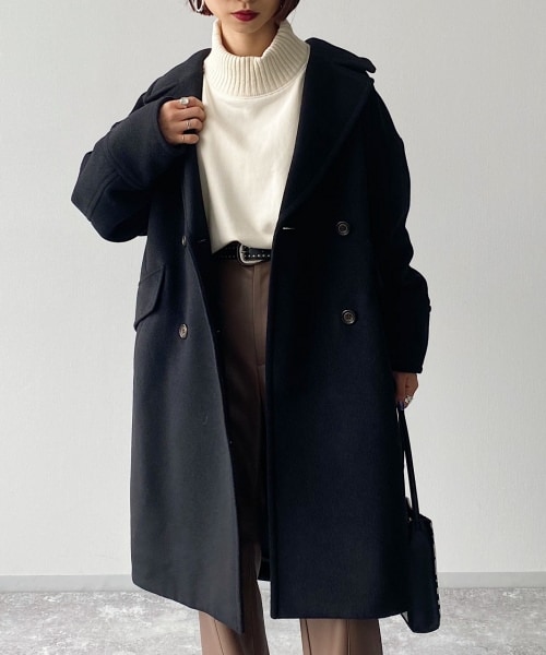 【新品】PAGE BOY ウールコンコクーンチェスターコート ココア 新品】PAGE BOY ウールコンコクーンチェスターコート ココア