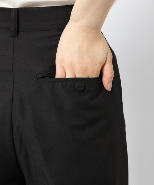 PAGEBOY（ページボーイ）の「セットアップダブルクロスパンツ（パンツ・レディース・ブラック/グレージュ/シアン・S/M）」の15枚目の写真