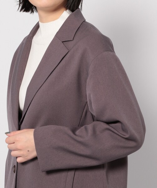 PAGEBOY（ページボーイ）の「ウールライクセットアップジャケット（ジャケット/アウター・レディース・ブラック/グレージュ/モクモカ・F）」の19枚目の写真
