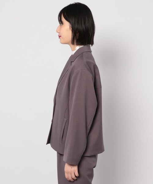 PAGEBOY（ページボーイ）の「ウールライクセットアップジャケット（ジャケット/アウター・レディース・ブラック/グレージュ/モクモカ・F）」の15枚目の写真