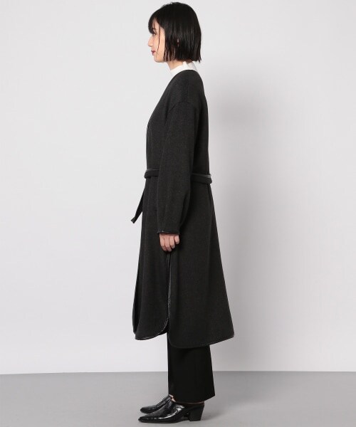 PAGEBOY（ページボーイ）の「【WEB先行予約】Ｗフェイスパイピングコート（ジャケット/アウター・レディース・ブラック/グレージュ・F）」の13枚目の写真