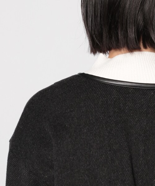 PAGEBOY（ページボーイ）の「【WEB先行予約】Ｗフェイスパイピングコート（ジャケット/アウター・レディース・ブラック/グレージュ・F）」の17枚目の写真