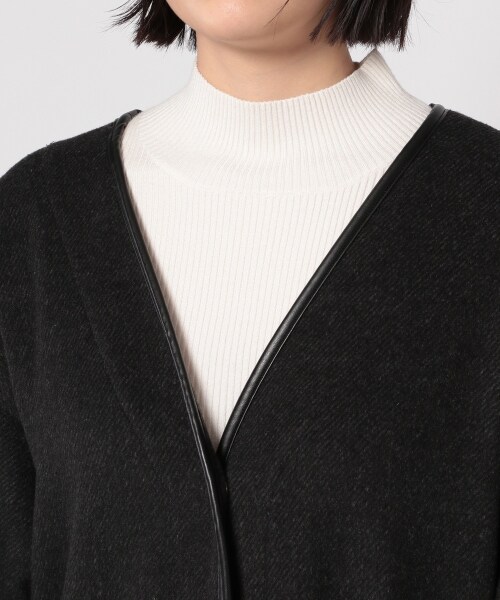 PAGEBOY（ページボーイ）の「【WEB先行予約】Ｗフェイスパイピングコート（ジャケット/アウター・レディース・ブラック/グレージュ・F）」の15枚目の写真