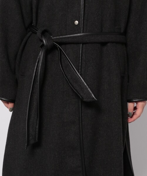 PAGEBOY（ページボーイ）の「【WEB先行予約】Ｗフェイスパイピングコート（ジャケット/アウター・レディース・ブラック/グレージュ・F）」の20枚目の写真