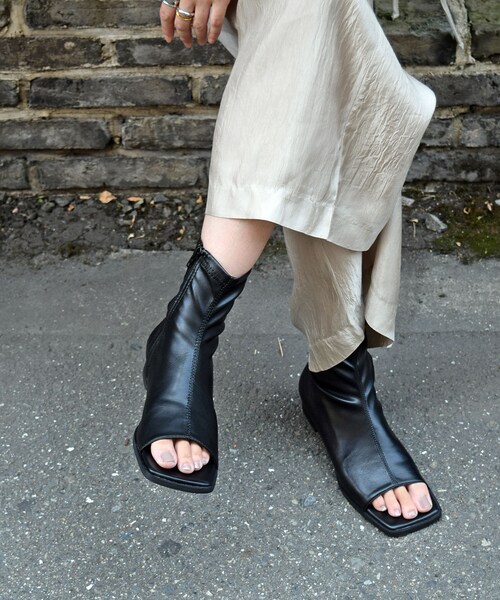 no brand(ノーブランド)の「Open Toe Booty(ブーツ・レディース・その他)」の5枚目の写真