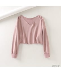 Handmade（ハンドメイド）の「Short length sweatshirt ballet tops / ショート丈スウェットバレエトップス（スポーツグッズ）」