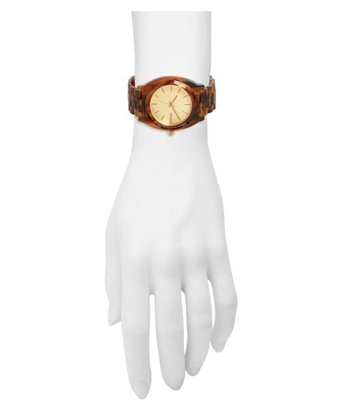 NIXON（ニクソン）の「Nixon 'The Time Teller' Watch, 37mm（アナログ腕時計・Molasses/ Gold）」の3枚目の写真
