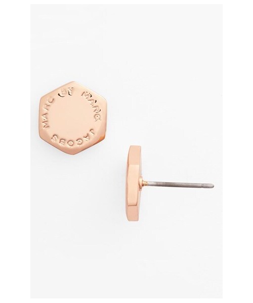 Marc by Marc Jacobs（マークバイマークジェイコブス）の「MARC BY MARC JACOBS 'Bolts' Logo Stud Earrings（ピアス（両耳用）・Gold/Rose Gold/Silver）」の3枚目の写真
