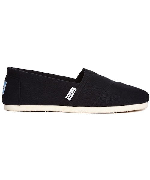 TOMS（トムス）の「Toms Classic Canvas Black Flat Shoes（）」 WEAR