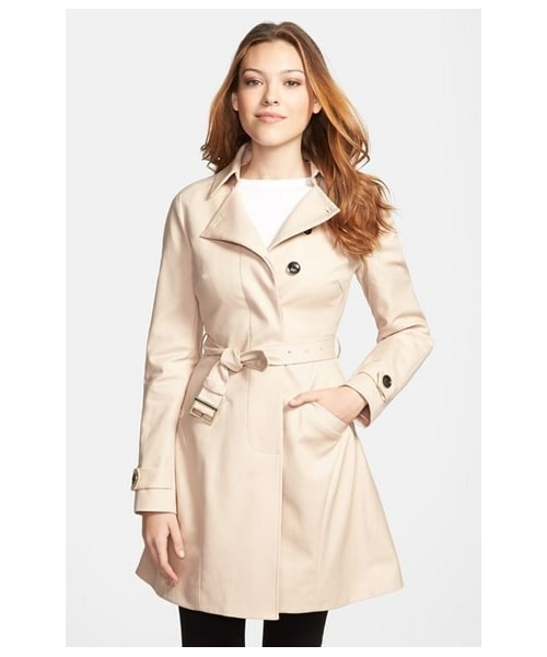 TED BAKER Aラインコート ピンクベージュ アドティエ ad thie ラグランスリーブ ステンカラーコート 春 春服 冬