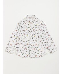 HAKKA KIDS（ハッカキッズ）の「［ジュニアサイズ・ボーイズ］ｈ／ＢＯＹ トラベラープリント長袖シャツ（トップス・キッズ）」