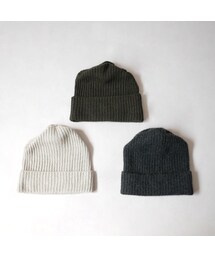 mature ha.｜マチュアーハ ｜pleats knit cap｜プリーツニットキャップ｜MK-3001