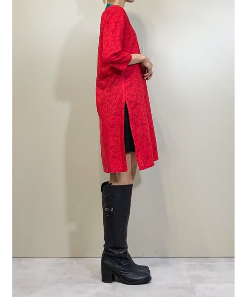 USED（ユーズド）の「Kari gari china design  red tunic-1336-8（チュニック・レディース・その他）」の4枚目の写真