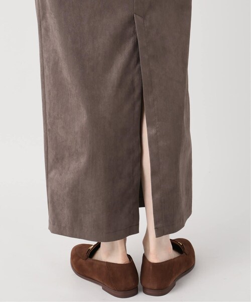 plage(プラージュ)の「Iラインフェイクスエードスカート(スカート・ブラウン/34/在庫なし/36/38/残り1点)」の13枚目の写真