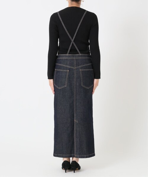 SLOBE IENA（スローブイエナ）の「《追加》LE DENIM ロングジャンパースカート◆（ワンピース/ドレス・キャメル/36/在庫あり/38）」の7枚目の写真