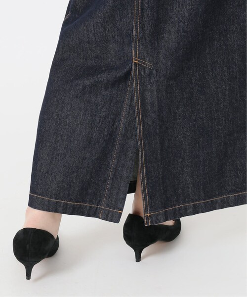 SLOBE IENA（スローブイエナ）の「《追加》LE DENIM ロングジャンパースカート◆（ワンピース/ドレス・キャメル/36/在庫あり/38）」の10枚目の写真