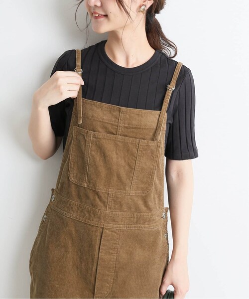 SLOBE IENA（スローブイエナ）の「《追加》LE DENIM ロングジャンパースカート◆（ワンピース/ドレス・キャメル/36/在庫あり/38）」の21枚目の写真