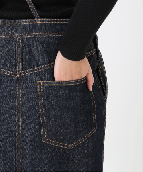 SLOBE IENA（スローブイエナ）の「《追加》LE DENIM ロングジャンパースカート◆（ワンピース/ドレス・キャメル/36/在庫あり/38）」の9枚目の写真