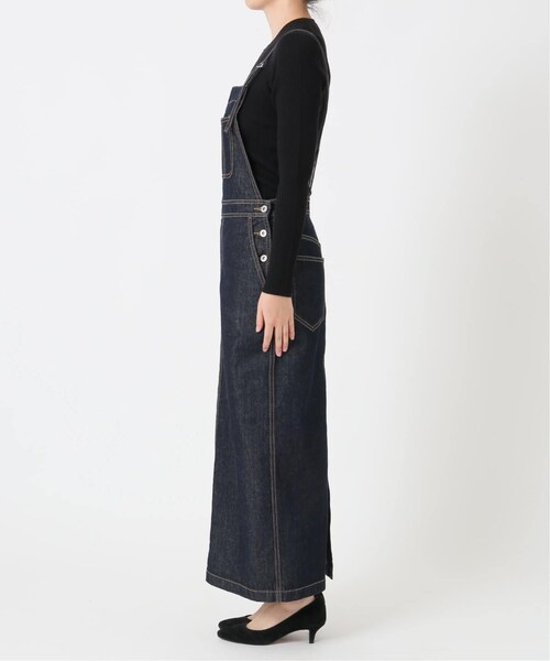 SLOBE IENA（スローブイエナ）の「《追加》LE DENIM ロングジャンパースカート◆（ワンピース/ドレス・キャメル/36/在庫あり/38）」の6枚目の写真