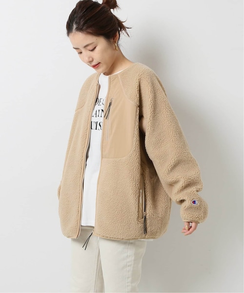 Spick & Span スピック & スパン ウール混 ジップアップ ブルゾン