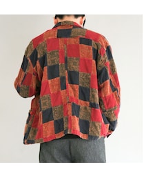 ANACHRONORM パッチワーク カバーオール シャツ ジャケット Anachronorm（アナクロノーム）の「ANACHRONORM/アナクロノーム AN074