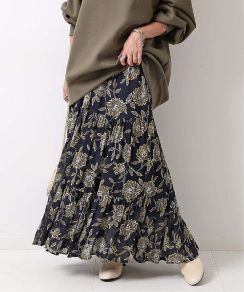 Spick and Span◆RAYON GGT FLOWER PRINT TI