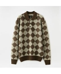 Needles | 【Needles】MEN Polo Sweater - Checkered HM275(ニット/セーター)