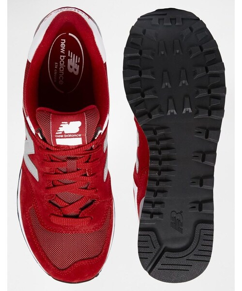 NEW BALANCE（ニューバランス）の「New Balance 574 Varsity Trainers（スニーカー・メンズ・red・8.5/7.5/5.5/9.5/11.5/10.5）」の2枚目の写真