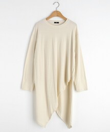 DHOLIC | ダイアゴナルアンバランスTシャツ(Tシャツ/カットソー)