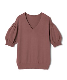 GRL | ボリュームスリーブVネックニットトップス(ニット/セーター)