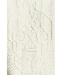 新品同様アレキサンダーマックイーン 2wayハイブリッド ケーブルウールニット Alexander McQueen（アレキサンダーマックイーン）の「Alexander