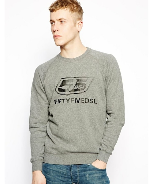 DIESEL（ディーゼル）の「55DSL Logo Sweatshirt（スウェット）」 - WEAR