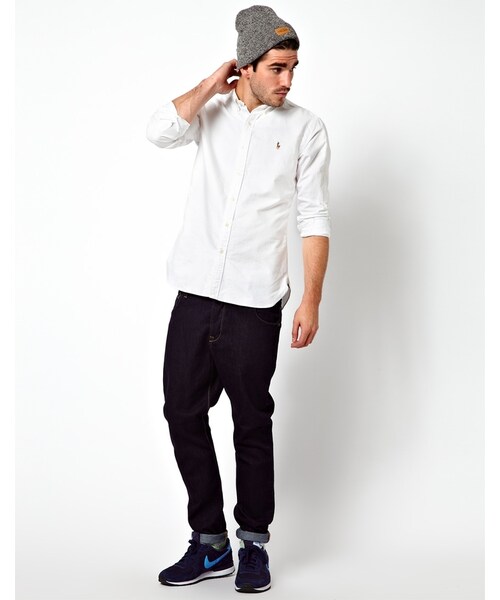 POLO RALPH LAUREN（ポロ ラルフ ローレン）の「Polo Ralph Lauren Slim Fit Oxford Shirt（シャツ/ブラウス・メンズ・white・XL/L/XXL）」の3枚目の写真