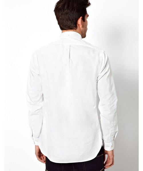 POLO RALPH LAUREN（ポロ ラルフ ローレン）の「Polo Ralph Lauren Slim Fit Oxford Shirt（シャツ/ブラウス・メンズ・white・XL/L/XXL）」の2枚目の写真